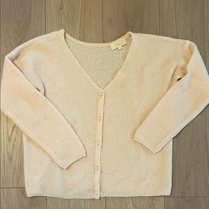 Sezane Barry Cardigan
Color: Rosy Beige
Size: Small